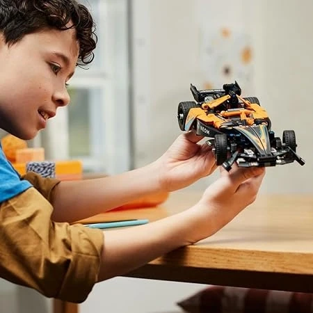 LEGO Technic NEOM McLaren Formula E Race Car Toy for 9 Plus year Old Kids, Boys & Girls, Model Pull-Back Vehicle Building Set, Kids Bedroom Decoration, Birthday Gift Idea 42169